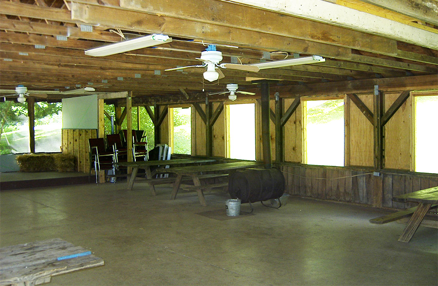 Inside Picnic Pavilion